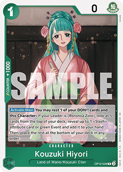 Kouzuki Hiyori (OP12 - 028) - Legacy of the Master (Rare) [OP12 - 028] - TCG Shoppen TCG Shoppen One Piece Single