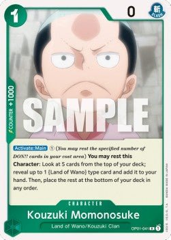 Kouzuki Momonosuke (OP01 - 041) - Romance Dawn (Rare) [OP01 - 041] - TCG Shoppen TCG Shoppen One Piece Single