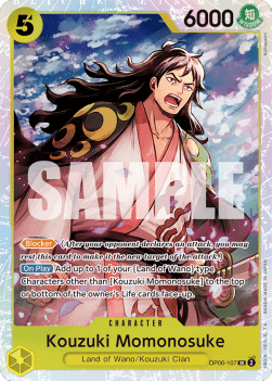 Kouzuki Momonosuke (OP06-107) (V.1) - Wings of the Captain (Super Rare) [OP06-107] - TCG Shoppen TCG Shoppen One Piece Single