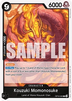 Kouzuki Momonosuke (OP16-085) (V.1) - The Time of Battle (Rare) [OP16-085] - TCG Shoppen TCG Shoppen One Piece Single