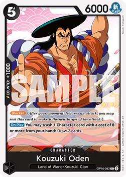 Kouzuki Oden (OP16-083) - The Time of Battle (Common) [OP16-083] - TCG Shoppen TCG Shoppen One Piece Single