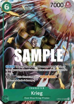 Krieg (OP03-025) (V.2) - Pillars of Strength (Alternate Art) [OP03-025] - TCG Shoppen TCG Shoppen One Piece Single