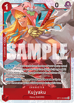 Kujyaku (OP11-004) (V.1) - A Fist of Divine Speed (Super Rare) [OP11-004] - TCG Shoppen TCG Shoppen One Piece Single