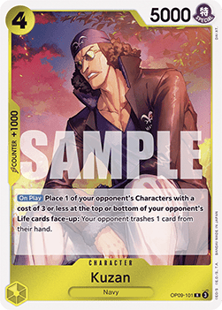Kuzan (OP09-101) - Emperors in the New World (Rare) [OP09-101] - TCG Shoppen TCG Shoppen One Piece Single
