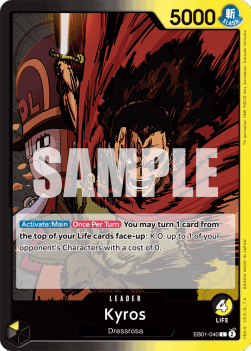 Kyros (EB01-040) (V.1) - Memorial Collection (Leader) [EB01-040] - TCG Shoppen TCG Shoppen One Piece Single