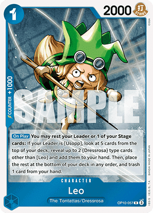 Leo (OP10-057) - Royal Blood (Rare) [OP10-057] - TCG Shoppen TCG Shoppen One Piece Single