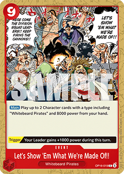 Let's Show 'Em What We're Made Of!! (OP16-019) - The Time of Battle (Common) [OP16-019] - TCG Shoppen TCG Shoppen One Piece Single