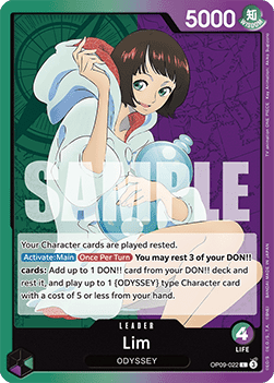 Lim (OP09-022) (V.1) - Emperors in the New World (Leader) [OP09-022] - TCG Shoppen TCG Shoppen One Piece Single