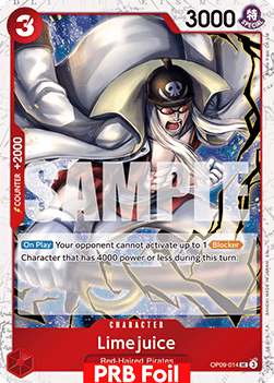 Limejuice (OP09-014) (V.2) - The Best Vol.2 (Uncommon) [PRB02-OP09-014] - TCG Shoppen TCG Shoppen One Piece Single