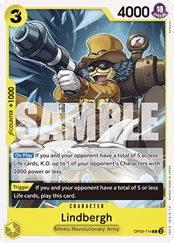 Lindbergh (OP09-114) - Emperors in the New World (Common) [OP09-114] - TCG Shoppen TCG Shoppen One Piece Single