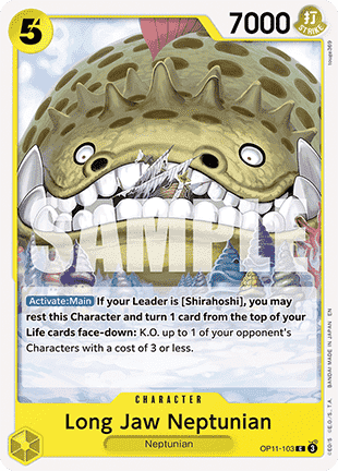 Long - Jaw Neptunian (OP11 - 103) - A Fist of Divine Speed (Common) [OP11 - 103] - TCG Shoppen TCG Shoppen One Piece Single
