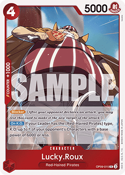Lucky.Roux (OP09-015) - Emperors in the New World (Rare) [OP09-015] - TCG Shoppen TCG Shoppen One Piece Single