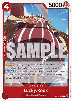 Lucky.Roux (OP09-015) - Starter Deck: Red Shanks (Rare) [ST-23-OP09-015] - TCG Shoppen TCG Shoppen One Piece Single