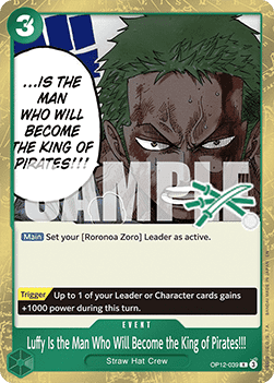 Luffy Is the Man Who Will Become the King of Pirates!!! (OP12-039) - Learn Together Deck Set 01 (Rare) [LD01-OP12-039] - TCG Shoppen TCG Shoppen One Piece Single