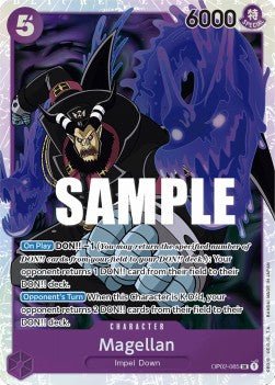 Magellan (OP02-085) (V.1) - Paramount War (Super Rare) [OP02-085] - TCG Shoppen TCG Shoppen One Piece Single