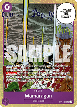 Mamaragan (OP15-078) (V.1) - Adventure on Kami’s Island (Super Rare) [OP15-078] - TCG Shoppen TCG Shoppen One Piece Single