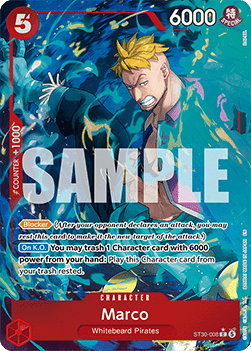 Marco (ST30-008) (V.2) - Starter Deck: EX Luffy & Ace (Alternate Art) [ST30-008] - TCG Shoppen TCG Shoppen One Piece Single