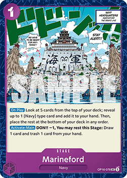 Marineford (OP16-078) - The Time of Battle (Rare) [OP16-078] - TCG Shoppen TCG Shoppen One Piece Single