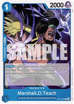 Marshall.D.Teach (OP12 - 054) - Legacy of the Master (Common) [OP12 - 054] - TCG Shoppen TCG Shoppen One Piece Single