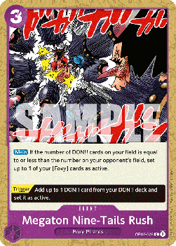 Megaton Nine-Tails Rush (OP07-078) - 500 Years into the Future (Common) [OP07-078] - TCG Shoppen TCG Shoppen One Piece Single