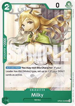 Milky (OP08-032) - Two Legends (Uncommon) [OP08-032] - TCG Shoppen TCG Shoppen One Piece Single
