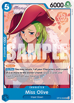 Miss Olive (OP16-050) - The Time of Battle (Uncommon) [OP16-050] - TCG Shoppen TCG Shoppen One Piece Single