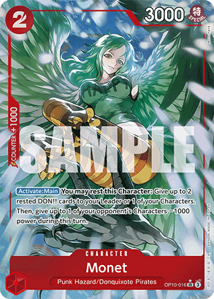 Monet (OP10-016) (V.2) - Royal Blood (Alternate Art) [OP10-016] - TCG Shoppen TCG Shoppen One Piece Single