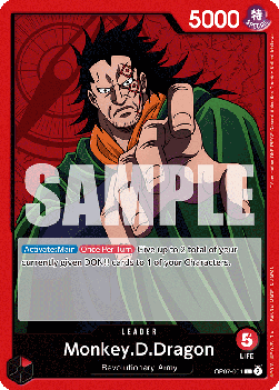 Monkey.D.Dragon (OP07-001) (V.1) - 500 Years into the Future (Leader) [OP07-001] - TCG Shoppen TCG Shoppen One Piece Single