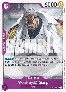 Monkey.D.Garp (OP16-075) - The Time of Battle (Common) [OP16-075] - TCG Shoppen TCG Shoppen One Piece Single