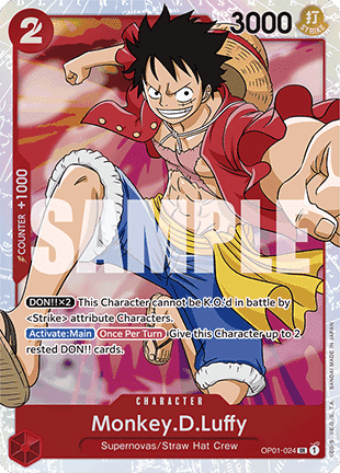 Monkey.D.Luffy (OP01 - 024) (V.1) - The Best (Super Rare) [PRB01 - OP01 - 024] - TCG Shoppen TCG Shoppen One Piece Single