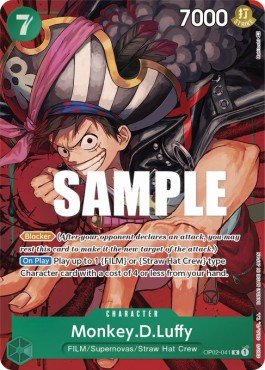 Monkey.D.Luffy (OP02-041) (V.2) - Paramount War (Alternate Art) [OP02-041] - TCG Shoppen TCG Shoppen One Piece Single