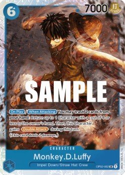 Monkey.D.Luffy (OP02 - 062) (V.1) - Paramount War (Super Rare) [OP02 - 062] - TCG Shoppen TCG Shoppen One Piece Single