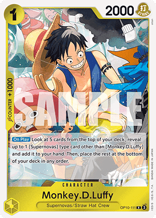 Monkey.D.Luffy (OP10-111) (V.1) - Royal Blood (Rare) [OP10-111] - TCG Shoppen TCG Shoppen One Piece Single