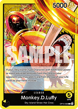 Monkey.D.Luffy (OP15-098) (V.1) - Adventure on Kami’s Island (Leader) [OP15-098] - TCG Shoppen TCG Shoppen One Piece Single