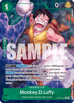Monkey.D.Luffy (OP16-034) (V.2) - The Time of Battle (Alternate Art) [OP16-034] - TCG Shoppen TCG Shoppen One Piece Single