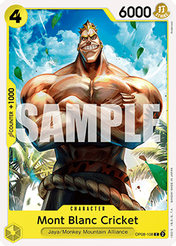 Mont Blanc Cricket (OP08-108) - Two Legends (Common) [OP08-108] - TCG Shoppen TCG Shoppen One Piece Single