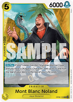 Mont Blanc Noland (OP08-109) - Two Legends (Rare) [OP08-109] - TCG Shoppen TCG Shoppen One Piece Single