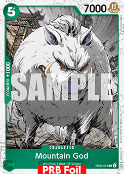 Mountain God (EB01-018) (V.2) - The Best Vol.2 (Common) [PRB02-EB01-018] - TCG Shoppen TCG Shoppen One Piece Single