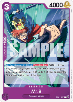 Mr. 9 (EB01-037) - Memorial Collection (Common) [EB01-037] - TCG Shoppen TCG Shoppen One Piece Single