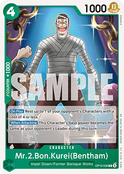 Mr.2.Bon.Kurei(Bentham) (OP16-036) - The Time of Battle (Common) [OP16-036] - TCG Shoppen TCG Shoppen One Piece Single