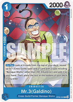 Mr.3(Galdino) (OP09-056) - Starter Deck: Blue Buggy (Rare) [ST-25-OP09-056] - TCG Shoppen TCG Shoppen One Piece Single