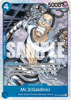 Mr.3(Galdino) (OP16-056) (V.1) - The Time of Battle (Super Rare) [OP16-056] - TCG Shoppen TCG Shoppen One Piece Single