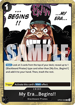 My Era...Begins!! (OP09-096) - Emperors in the New World (Rare) [OP09-096] - TCG Shoppen TCG Shoppen One Piece Single