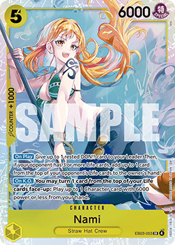 Nami (EB03-053) (V.1) - Heroines Edition (Super Rare) [EB03-053] - TCG Shoppen TCG Shoppen One Piece Single