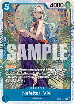Nefeltari Vivi (EB03-024) (V.1) - Heroines Edition (Super Rare) [EB03-024] - TCG Shoppen TCG Shoppen One Piece Single