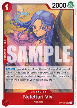 Nefeltari Vivi (OP13-012) - Carrying on his Will (Rare) [OP13-012] - TCG Shoppen TCG Shoppen Carrying on his Will