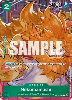 Nekomamushi (OP01-048) (V.2) - Romance Dawn (Alternate Art) [OP01-048] - TCG Shoppen TCG Shoppen One Piece Single