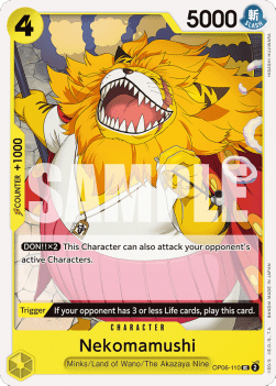 Nekomamushi (OP06-110) - Wings of the Captain (Uncommon) [OP06-110] - TCG Shoppen TCG Shoppen One Piece Single