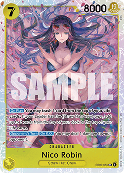 Nico Robin (EB03-055) (V.1) - Heroines Edition (Super Rare) [EB03-055] - TCG Shoppen TCG Shoppen One Piece Single