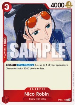 Nico Robin (OP01 - 017) - Romance Dawn (Rare) [OP01 - 017] - TCG Shoppen TCG Shoppen One Piece Single
